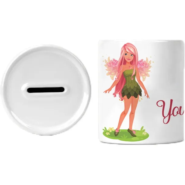Adelina Fairy Personalised Money Box Product Image
