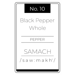 No.10 Black Pepper Whole Grinder Product Images