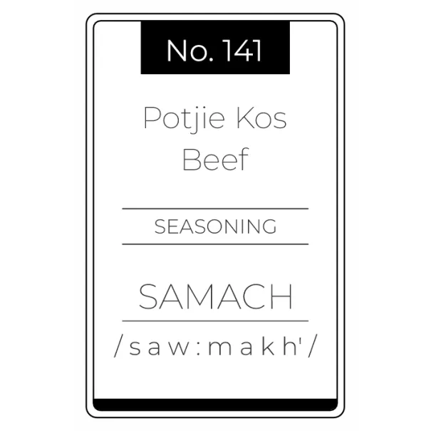 No.141 Potjie Kos Beef Product Image