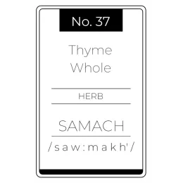 No.37 Thyme Product Images