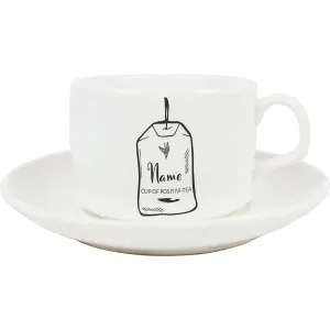Personalised Tea Label Tea Set Product Images