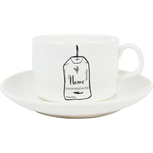 Personalised Tea Label Tea Set Product Image