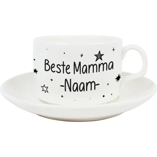 Beste Mamma Met Naam Tee Stel Product Image