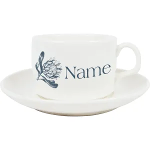 Blue Protea Tea Set -  Personalised Product Images