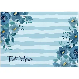 Blue Floral Cutting Board Product Images