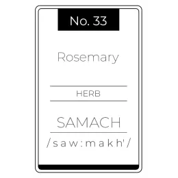 No.33 Rosemary Product Images