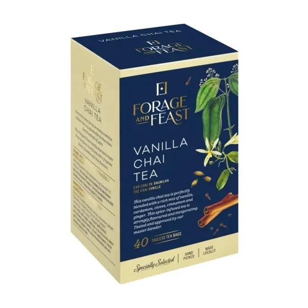 Vanilla Chai Tea 40 Tagless Bags Product Image