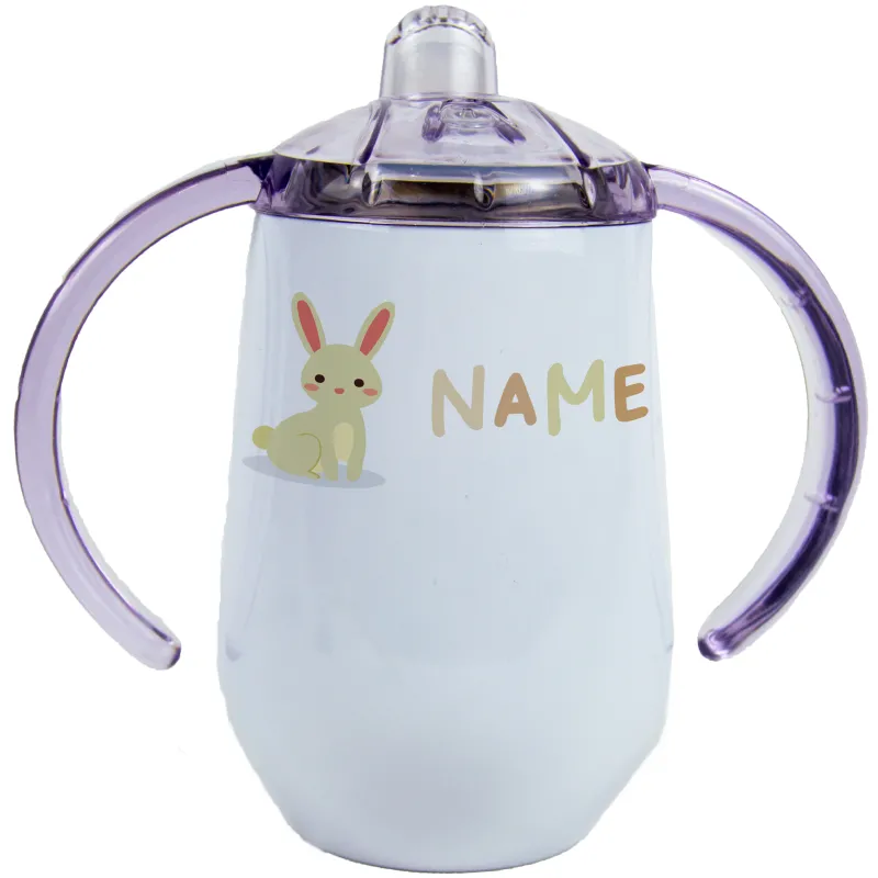 Rabbit Themed Sippy Cup | Joyfully Made