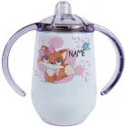 Pretty Fox With Butterfly Sippy Cup Product Thumbnail