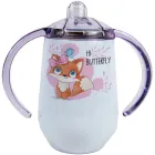 Pretty Fox With Butterfly Sippy Cup Product Thumbnail