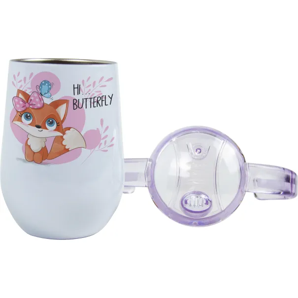 Pretty Fox With Butterfly Sippy Cup Product Image