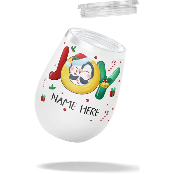 Cute Penguin Christmas Tumbler Product Image