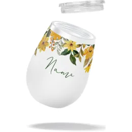 Yellow Flower Personalised Tumbler Product Images