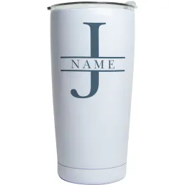 Initial With Name Large Tumbler Product Images