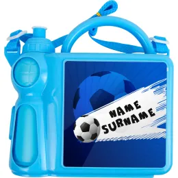 Kids Soccer Lunch Box Blue Product Images
