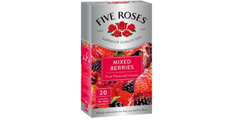 FIVE ROSES MIXED BERRIES 20 TEA BAGS | Joyfully Made