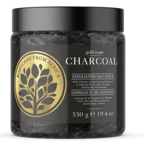 Charcoal Exfoliating Salt Scrub 550g Product Images