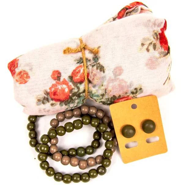 Brown & Green Accessory Gift Box Product Image