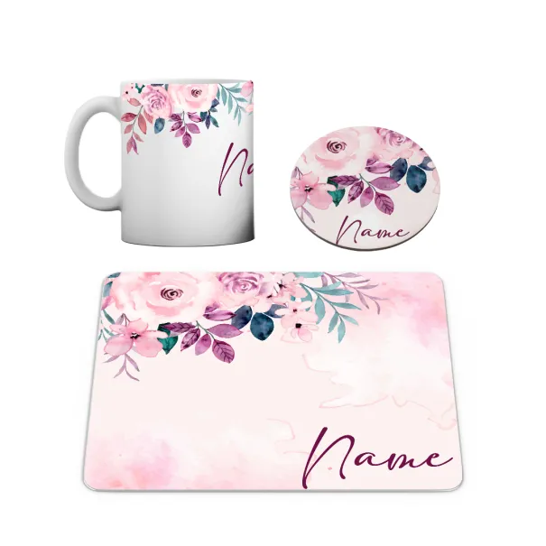 Pink Rose Desk Set Product Image