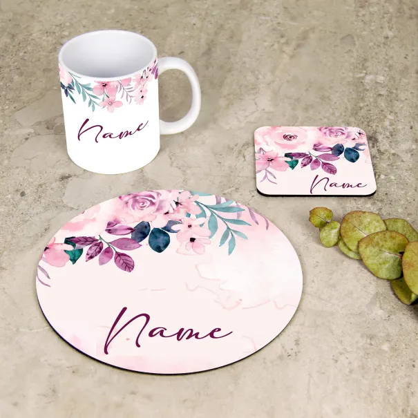 Pink Rose Desk Set Product Image