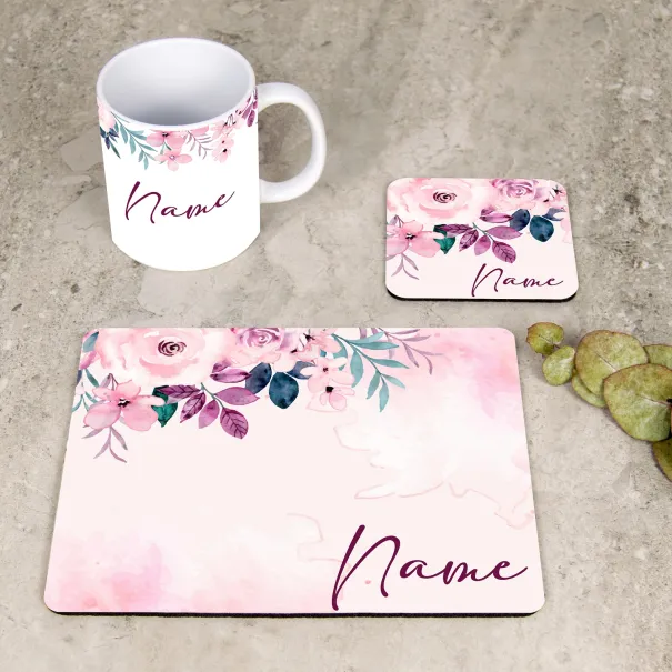 Pink Rose Desk Set Product Image