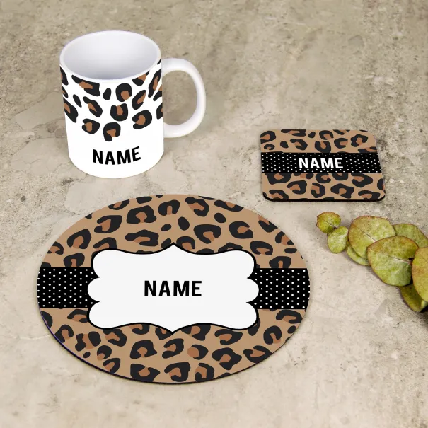 Leopard Print Desk Set Product Image