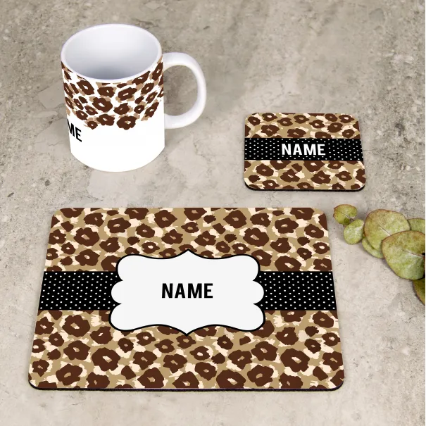 Cheetah Print Desk Set Product Image