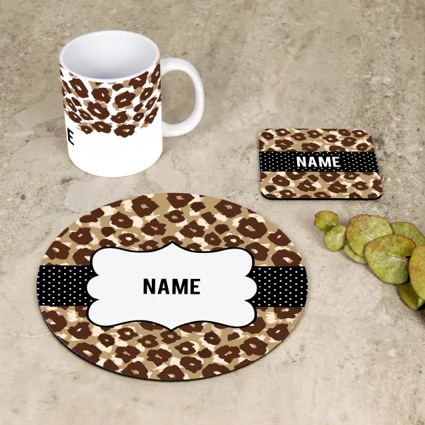 Cheetah Print Desk Set Product Image