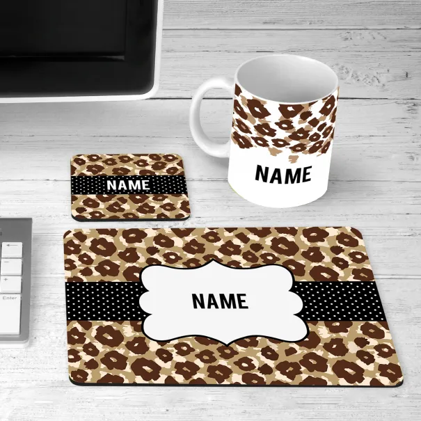Cheetah Print Desk Set Product Image