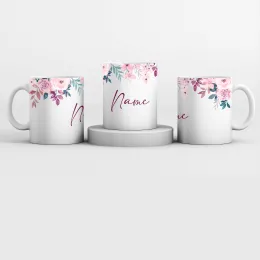 Pink Rose Custom Mug Product Images