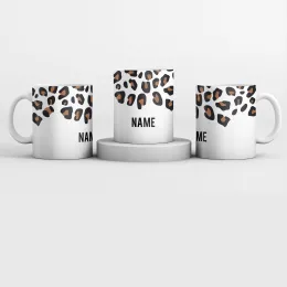 Leopard Print Custom Mug Product Images