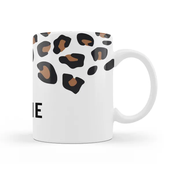 Leopard Print Custom Mug Product Image