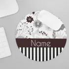 Maroon Flower Custom Mouse Pad Product Thumbnail