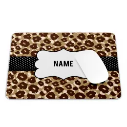 Leopard Print Custom Mouse Pad Product Images