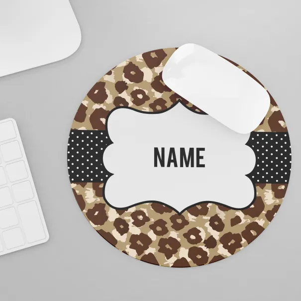 Leopard Print Custom Mouse Pad Product Image