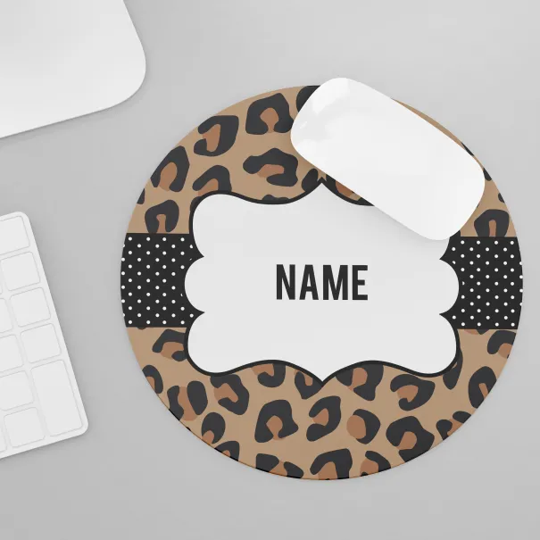 Cheetah Print Custom Mousepad Product Image