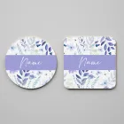 Purple Flower Custom Coaster Product Thumbnail