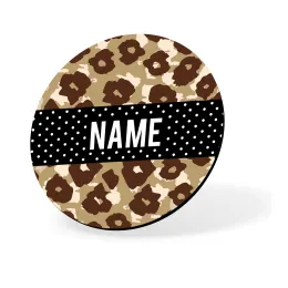 Leopard Print Custom Coaster Product Images