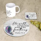 Psalm 91 Feather Desk Set Product Thumbnail