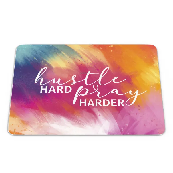 Huslte Hard Pray Harder Mouse Pad Product Image