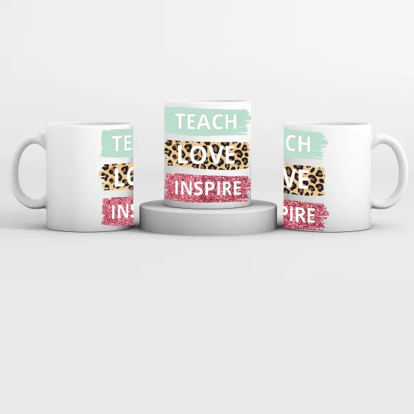 Teach Love Inspire Teachers Mug Product Image