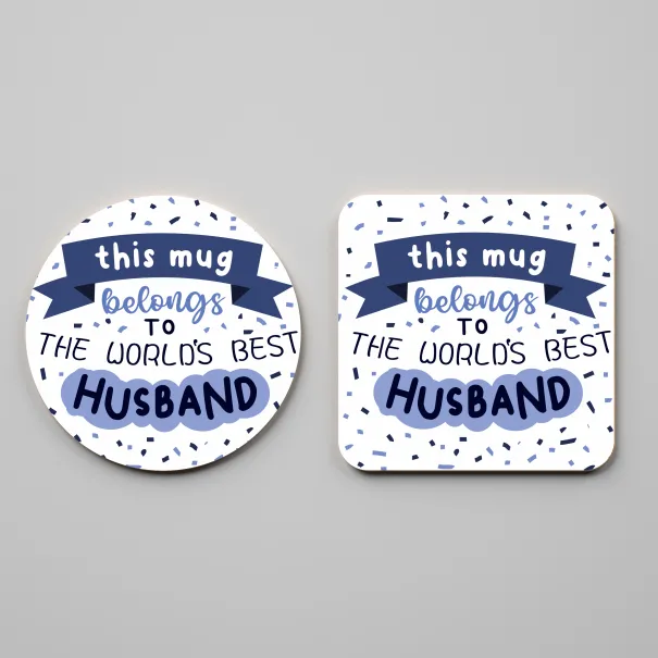 World's Best Husband Mug & Coaster Set Product Image