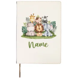 Kids Animal Personalised Notebook A4 Product Images