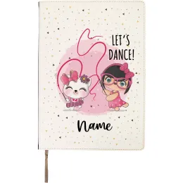Let's Dance Personalised Notebook A4 Product Images