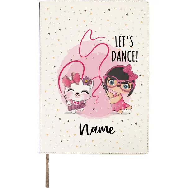 Let's Dance Personalised Notebook A4 Product Image