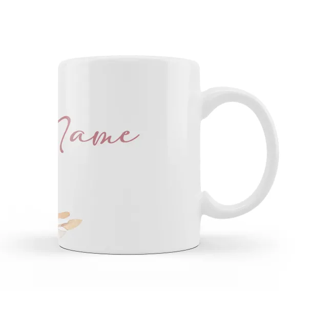 Personalised Protea Light Mug Product Image