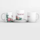Personalised Protea Dark Pink Mug Product Thumbnail