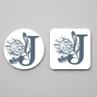 Blue Initial Protea Mug And Coaster Set Product Thumbnail