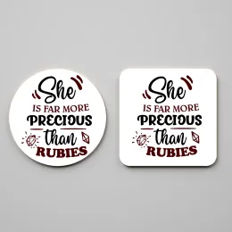 She Is Far More Precious Coaster Product Images