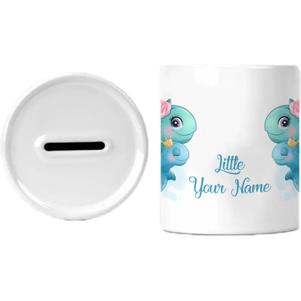 Personalised Turtle Ceramic Money Box Product Image